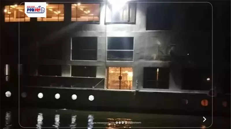شحوط باخرة سياحية بمياه النيل شمال المنيا دون إصابات