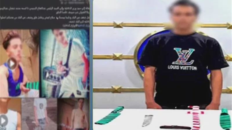 لزيادة المشاهدات.. حبس عامل 4 أيام بتهمة الاستعراض بأسلحة بيضاء في منشأة ناصر