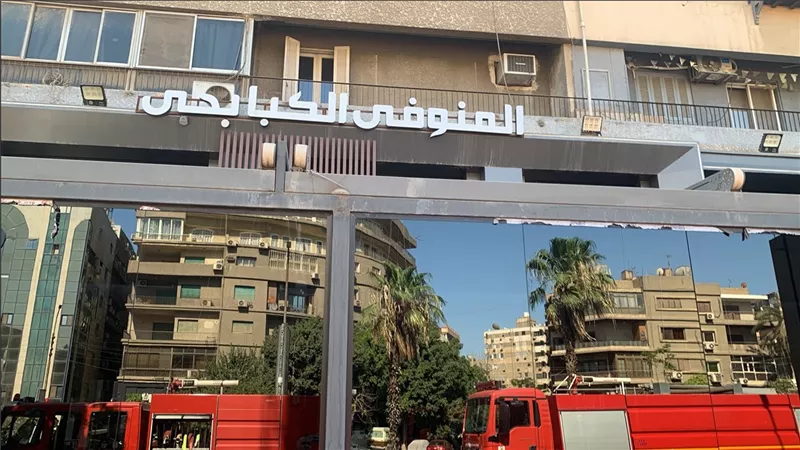 السيطرة على حريق بمطعم كبابجى المنوفي بالنزهة| صور 