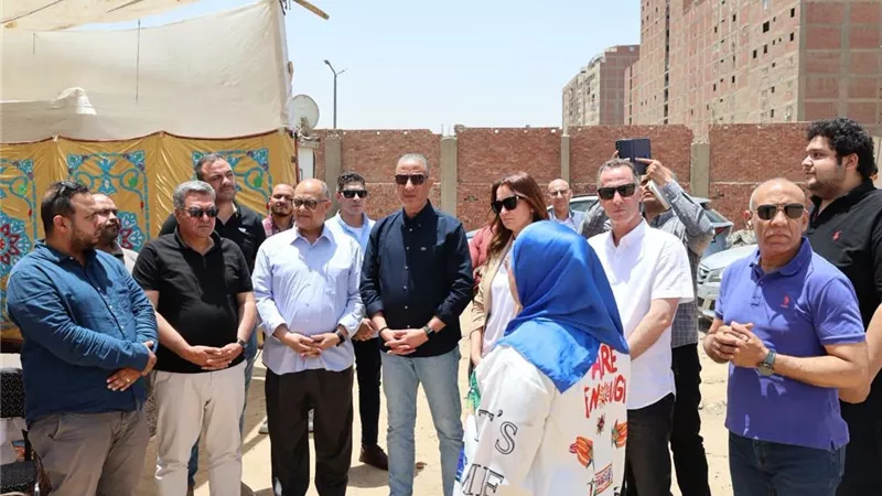 محافظ الجيزة يشهد الإستعدادات النهائية لبدء إنشاء مجمع مدارس كعابيش