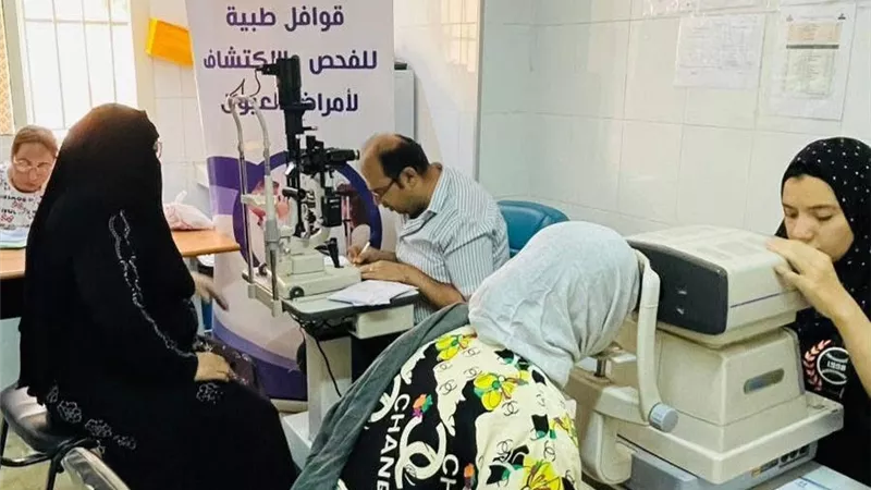 قافلة طبية للهيئة القبطية الإنجيلية للكشف المبكر عن أمراض العيون بالأسمرات