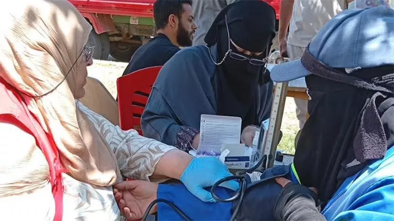 صحة دمياط والأوقاف تنفذان قافلة للتبرع بالدم وتقديم خدمات المبادرات الرئاسية
