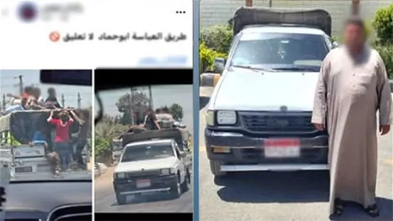 أرباح مالية وراء الواقعة.. التحقق مع سائق «ربع نقل» عرض حياة الركاب للخطر