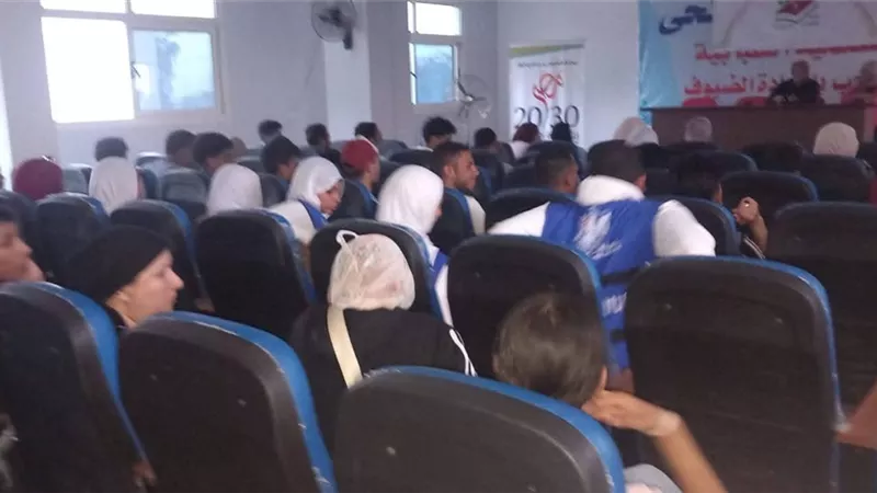 شباب والرياضة بالسويس تنظم احتفالية بذكرى ثورة 30 يونيو بمركز «سليم الحي»