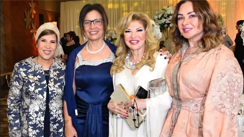 هالة سرحان تهنئ ابنة جيهان زكي بعقد قرانها : «الفرحة فرحتنا»
