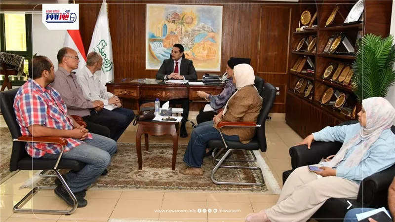 نائب المحافظ يترأس لجنة حصر أراضي أملاك الدولة بالفيوم