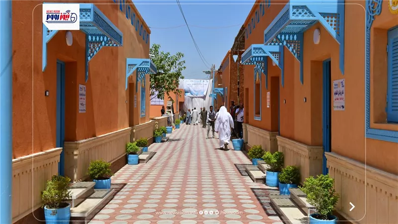 الأورمان وروتاري مصر يفتتحان قرية قلمشاة بالفيوم بعد إعادة إعمارها 