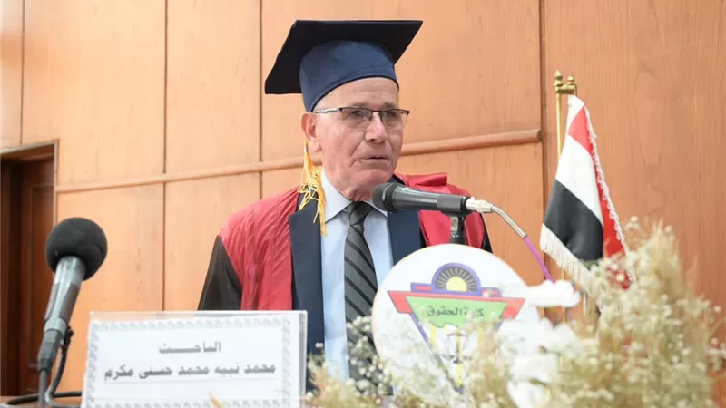 العمر مجرد رقم.. بطل من حرب أكتوبر يناقش رسالته للدكتوراه بجامعة طنطا