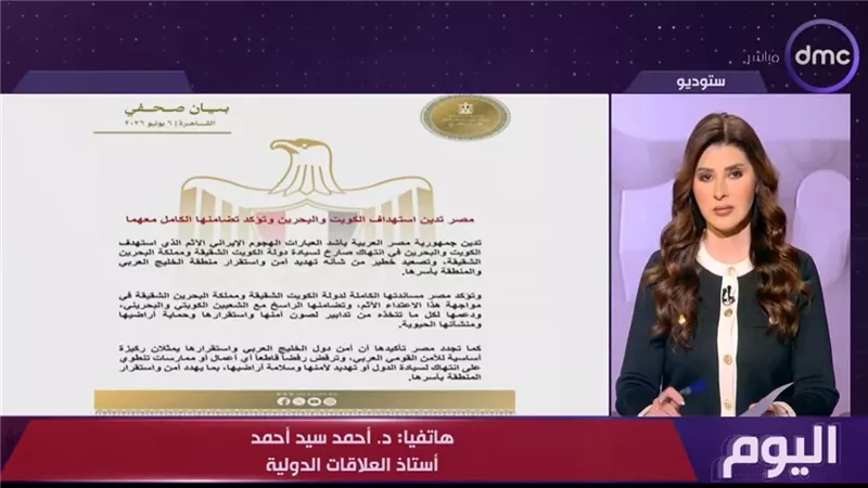 أستاذ علاقات دولية: أمن الخليج خط أحمر ومصر تتحرك لمنع خروج الأمور عن السيطرة