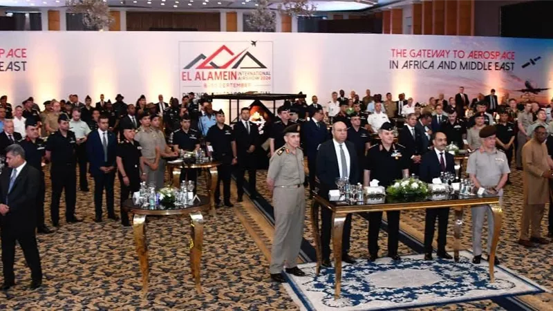 القوات المسلحة تنظم حفلاً للتعريف بمعرض العلمين الدولي للطيران والفضاء