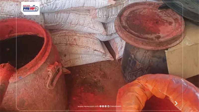 ضبط مصنع سناكس غير مرخص بالمنيا ومصادرة آلاف العبوات الغذائية مجهولة المصدر