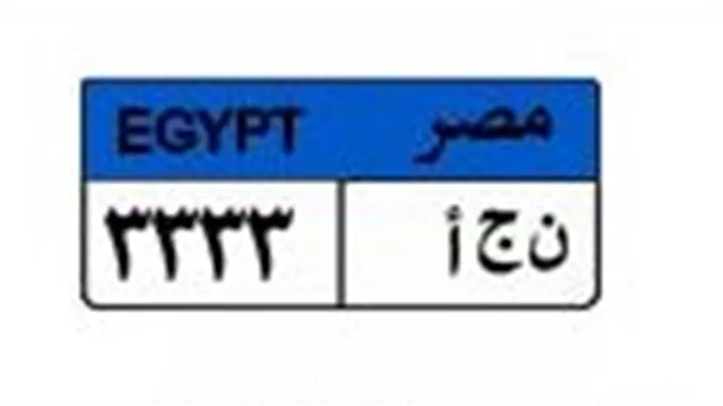 قبل غلق المزاد.. سعر لوحة السيارة «ن ج أ 3333» يصل لـ 350 ألف جنيه