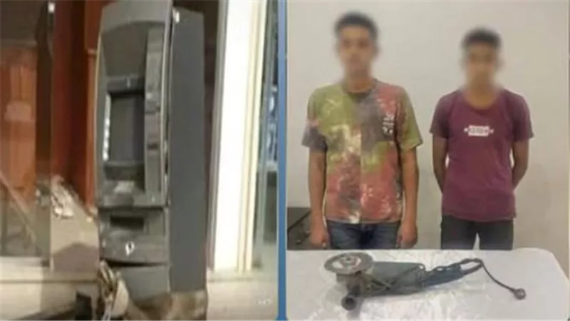 حبس عاملين 4 أيام بتهمة محاولة سرقة ماكينة صراف آلي في الشيخ زايد
