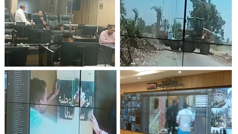 سكرتير بنى سويف يتابع تنفيذ الموجة الـ29 و