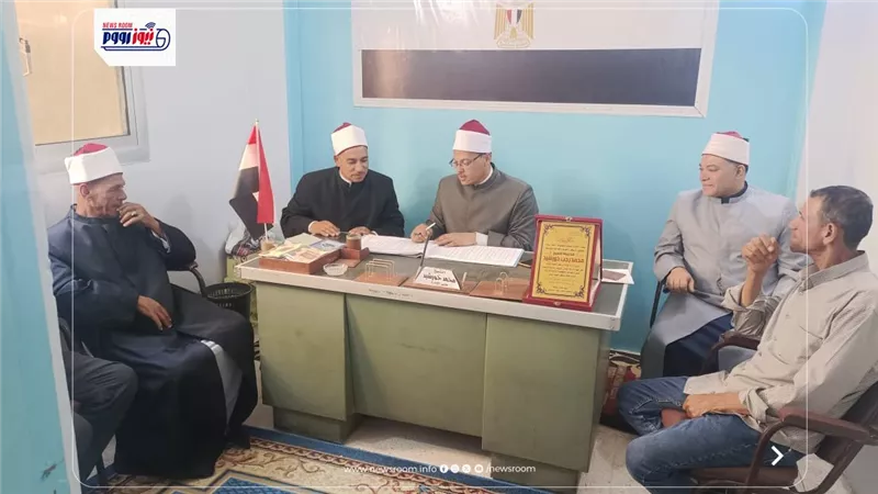 مدير الدعوة بأوقاف الفيوم يواصل جولاته التفقدية لمتابعة سير العمل بالإدارات