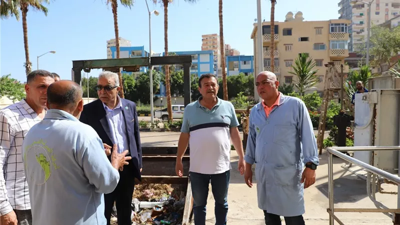 متابعة ميدانية لرفع كفاءة التشغيل بمحطة الصرف الصحي بالمعمورة بالإسكندرية