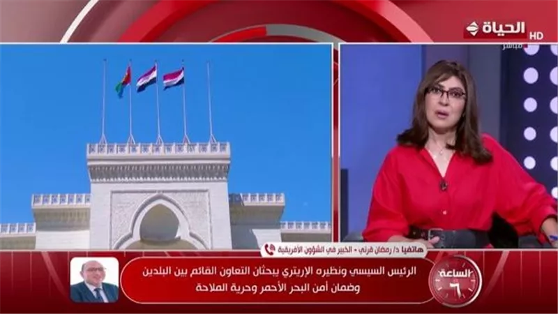 قرني: علاقات مصر وإريتريا تشهد طفرة غير مسبوقة وأمن البحر الأحمر حق حصري