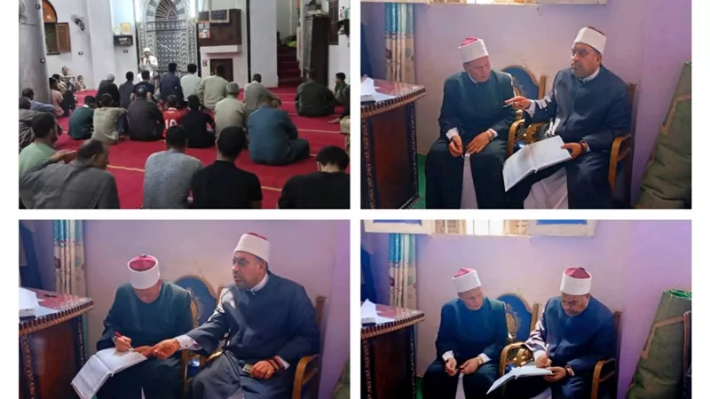 وكيل أوقاف بنى سويف يحيل عدة مخالفات بإدارة الواسطى للشؤون القانونية 