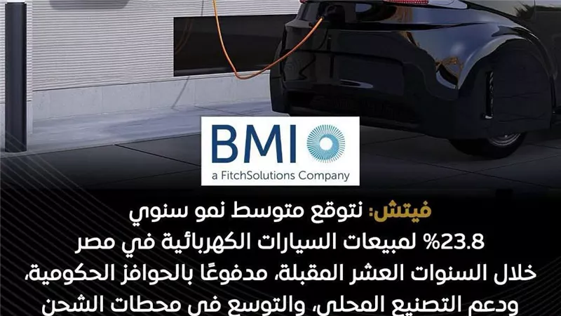 فيتش تتوقع نمو إنتاج السيارات بمصر 5.9% بدعم التوطين والسيارات الكهربائية