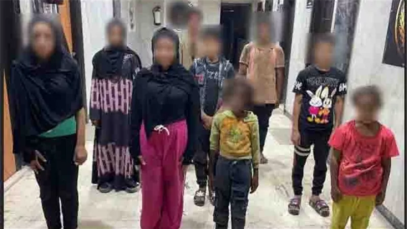 ضبط 9 متهمين لاستغلال 13 طفل في أعمال التسول بالجيزة