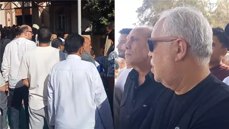 بحضور أشرف زكي ومنير مكرم..تشييع جنازة عبدالعزيز مخيون من البحيرة|صور وفيديو