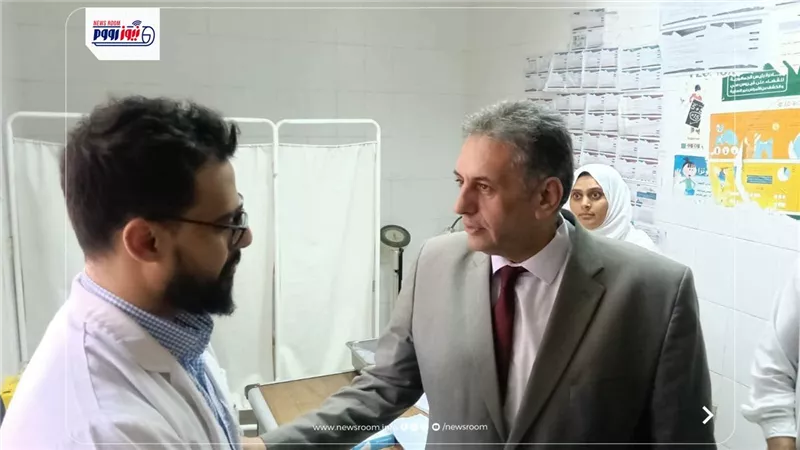وكيل صحة كفر الشيخ يتفقد الخدمات الطبية في وحدة  “ميت الديبة” 