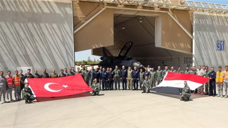 انطلاق فعاليات التدريب الجوي المشترك المصري التركي بجمهورية مصر العربية