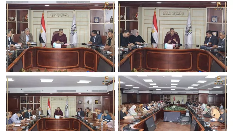 بنى سويف: متابعة ملفات التصالح بالمحافظة ومشروعات الخطة الاستثمارية 