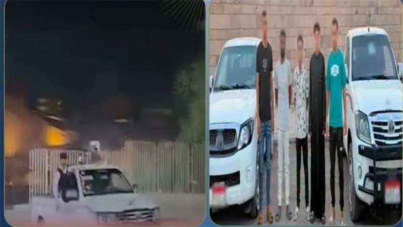 زفة استعراضية تنتهي في قسم الشرطة.. ضبط قائدي سيارتين 