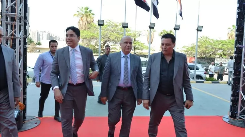 نواب دمياط يشاركون في افتتاح معرض الأثاث بالقاهرة   