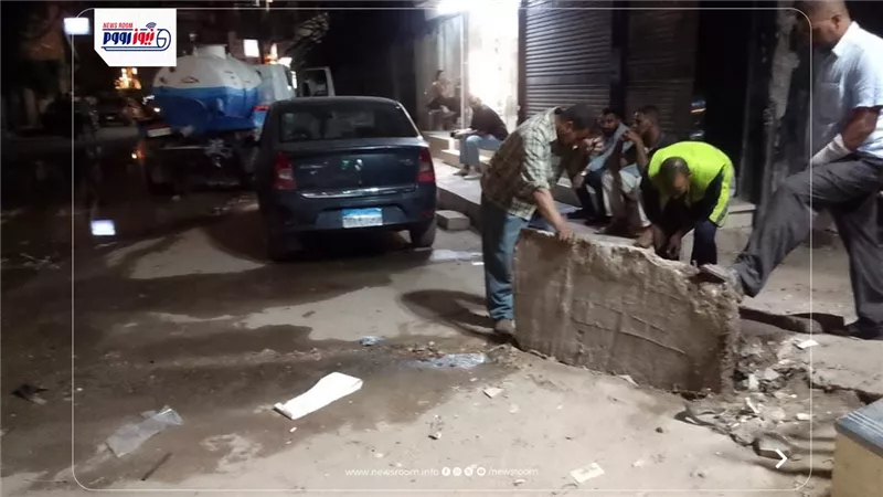 بعد نشرها عبر «نيوز رووم».. حل أزمة تسرب الصرف الصحي بملوي خلال 24 ساعة