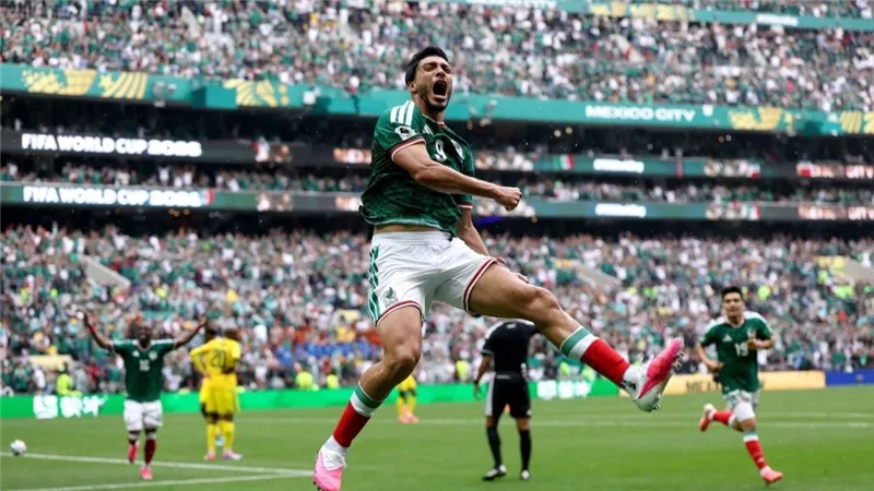 فرحة جنونية للاعبي المكسيك بعد إسقاط جنوب أفريقيا في افتتاح كأس العالم 2026