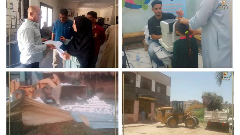 رفع 287 حالة إشغال بسمسطا وإزالة 21 حالة تعد على ولاية الري بببا ببنى سويف