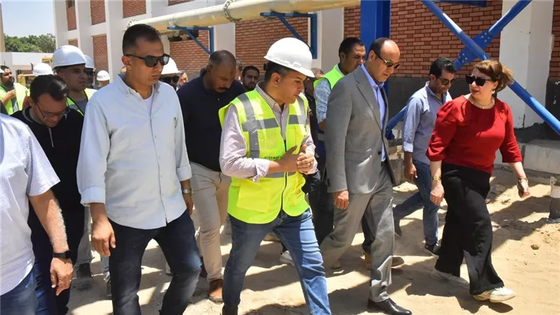 محافظ أسيوط يتفقد مشروع إحلال وتجديد وتوسعة محطة معالجة عرب المدابغ 