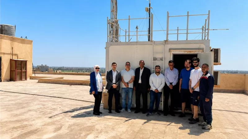التنمية المحلية: تطوير محطة رصد ملوثات الهواء بجامعة كفر الشيخ