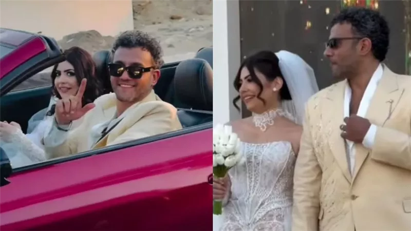 كريم أدريانو يحتفل بحفل زفافة على ليلة نبيل |صور                           