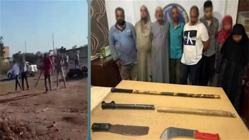 بسبب خلاف على الجيرة.. التحقيق مع 8 متهمين في مشاجرة دامية بكوم حمادة