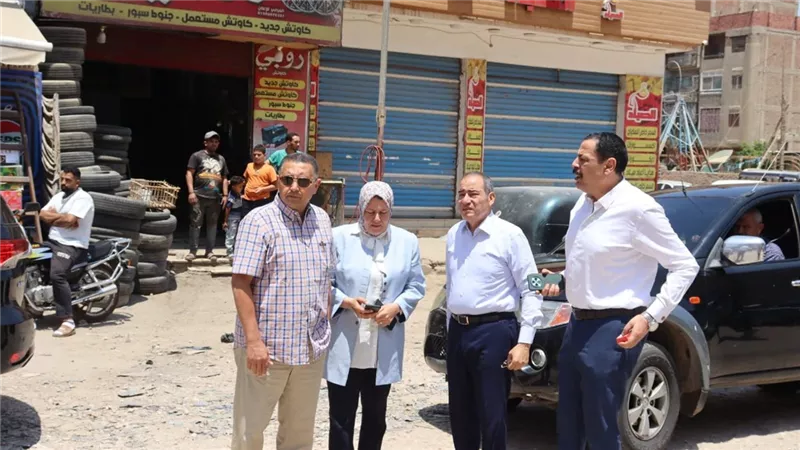 محافظ القليوبية يتفقد أعمال تطوير نزلات الطريق الدائري بمنطقتي عرابي وبهتيم 