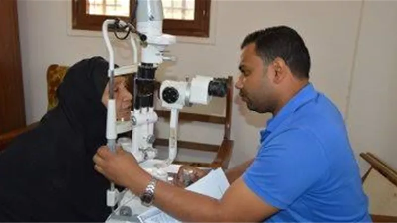 العلاج والعمليات والكشف مجانا ..غدا قافلة طبية مجانية للرمد بحي الجناين 