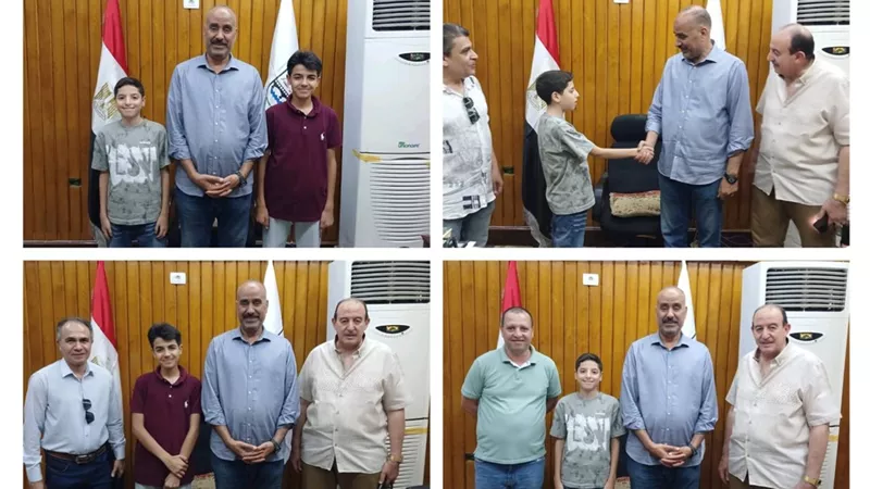 تعليم بنى سويف: تكريم الطلاب الفائزين في مسابقات الإعلام التربوي جمهوريا