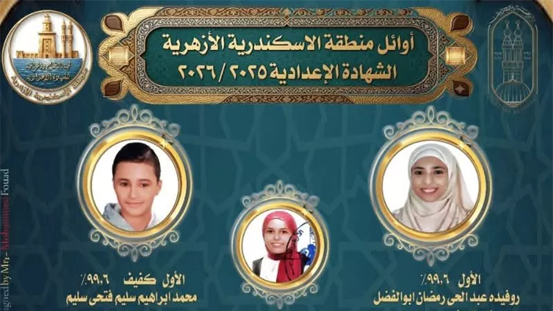 الإسكندرية الأزهرية تعلن نتائج الشهادتين الابتدائية والإعدادية