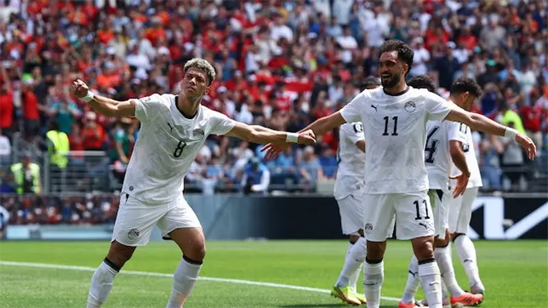 أهداف وملخص مباراة مصر وبلجيكا الشوط الأول في كأس العالم 2026