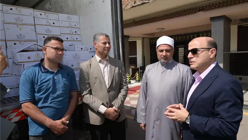 محافظ الغربية يشهد استلام 4 أطنان من لحوم صكوك الإطعام لتوزيعها على الأولى بالرعاية