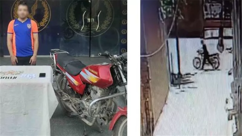 فيديو السرقة يقود لضبط المتهم واستعادة دراجة نارية مسروقة بالقليوبية