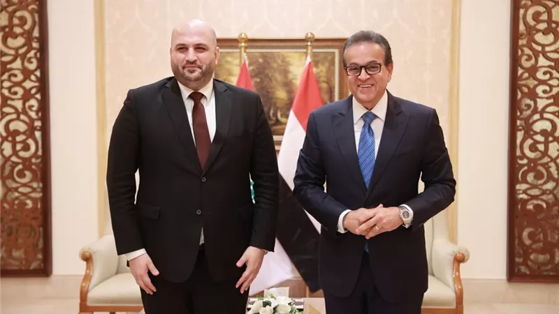 وزير الصحة يبحث مع نظيره اللبناني تعزيز التعاون الصحي بين البلدين
