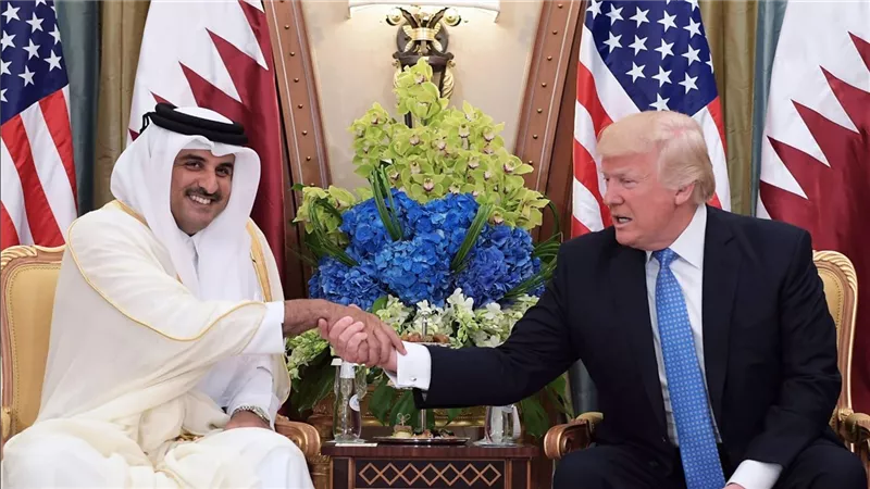 أمير قطر وترامب يتفقان على الشراكة التجارية تتجاوز تريليون دولار 