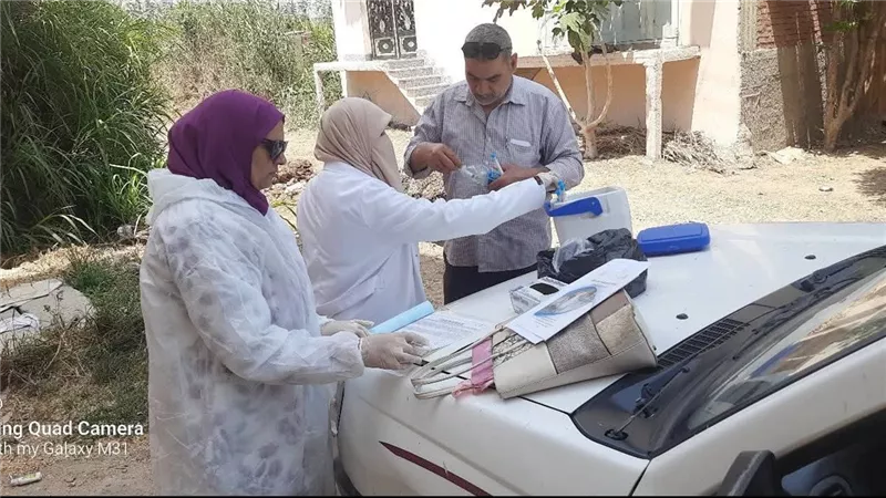 مديرية الطب البيطري بدمياط تنفذ حملة ميدانية لمزارع الدواجن بفارسكور