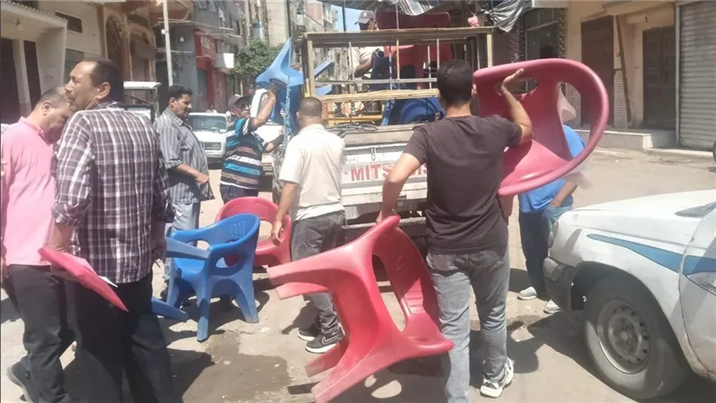 محافظ الدقهلية يتابع حملة لرفع الإشغالات وللتصدي لأجهزة الصوت بميت غمر