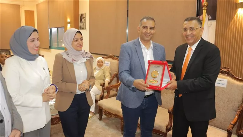 القليوبية تكرم وليد الفرماوي بعد تعيينه مديرا عاما بوزارة الشباب والرياضة