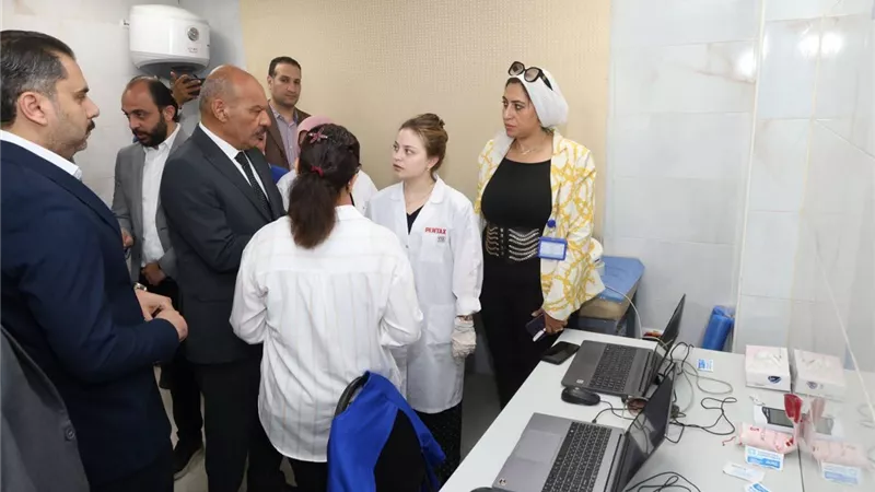 متابعة ميدانية لاستعدادات عمل الوفد الطبي الروسي في السويس